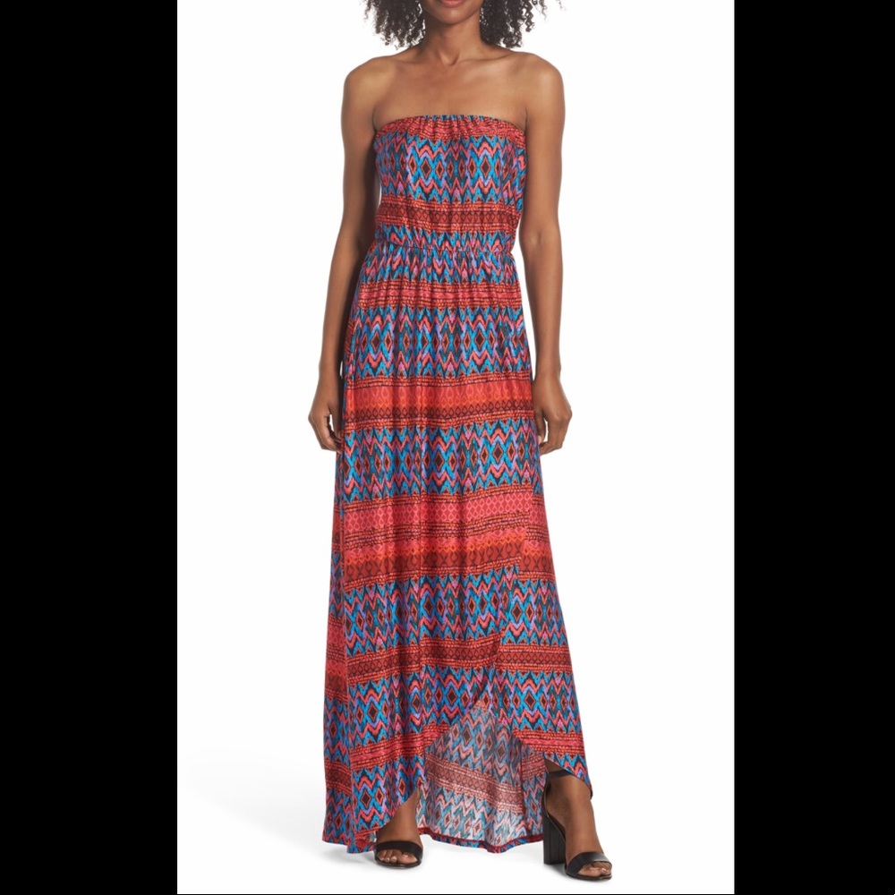 NWOT Strapless Maxi Dress